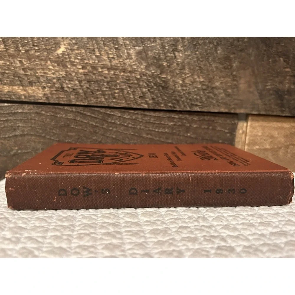 1930‎ Dow Drug Stores Diary Book VTG Book